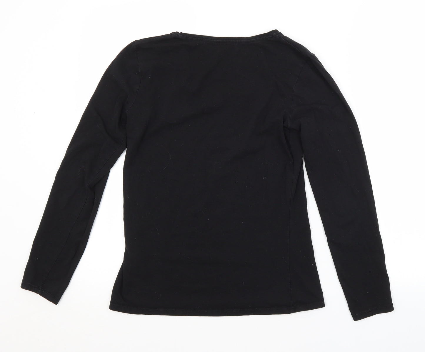 Atmosphere Womens Black   Basic T-Shirt Size 12