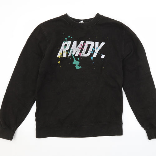 RMDY Mens Black   Pullover Sweatshirt