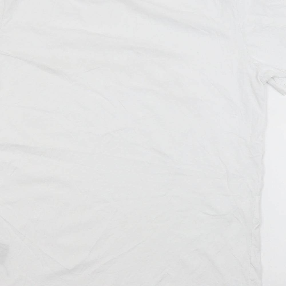 Balmain Mens White    T-Shirt Size XL