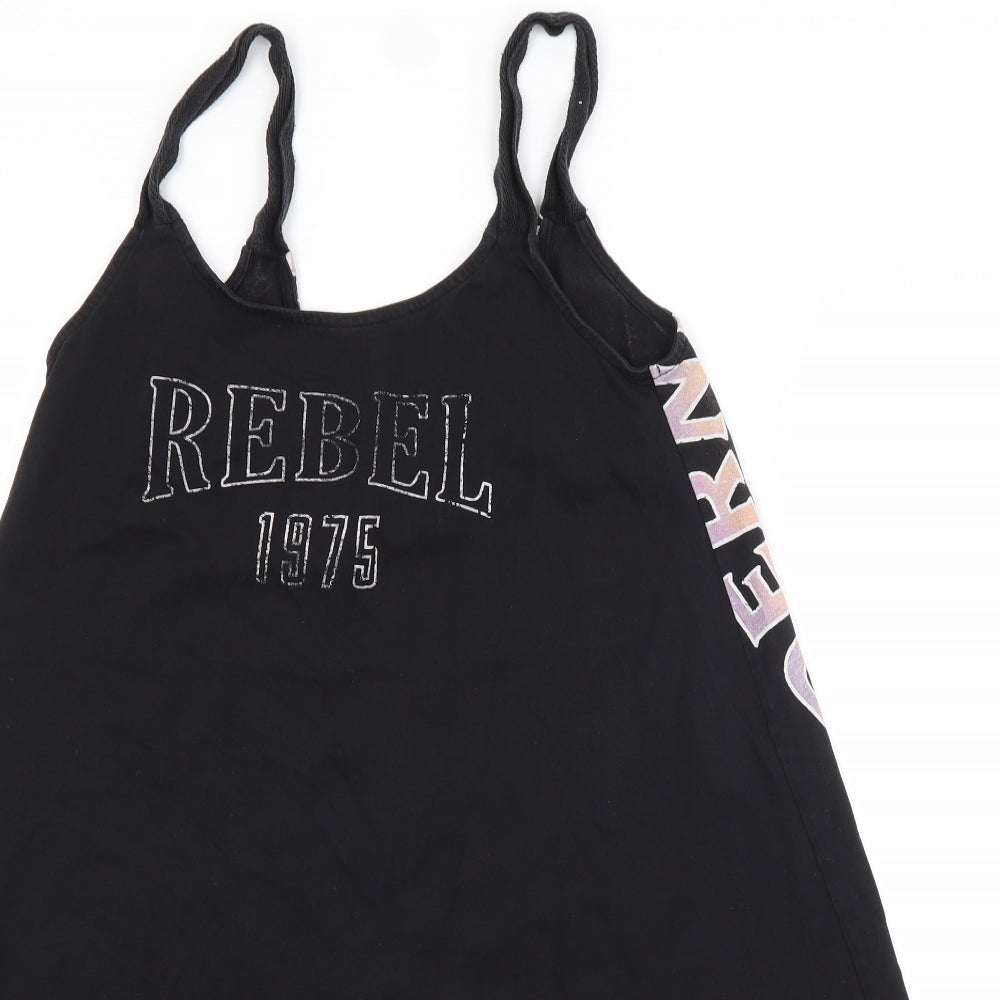 ASOS Womens Black   Tank Dress  Size 8