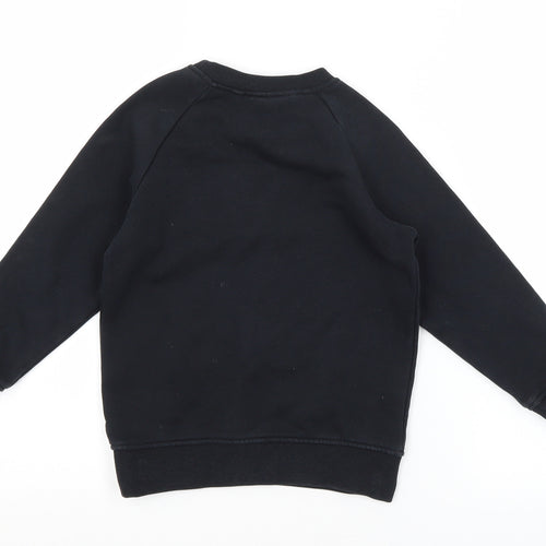NEXT SCHOOL Boys Black   Pullover Jumper Size 4 Years  - SCHOOL JUMPER
