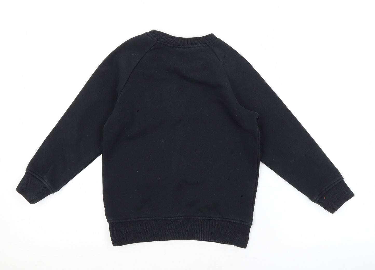 NEXT SCHOOL Boys Black   Pullover Jumper Size 4 Years  - SCHOOL JUMPER