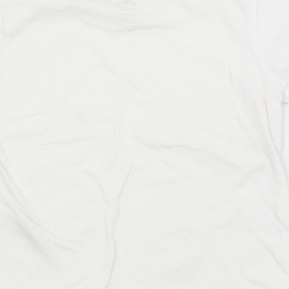 M&S SCHOOL Boys White   Basic T-Shirt Size 3-4 Years  - SCHOOL T-SHIRT
