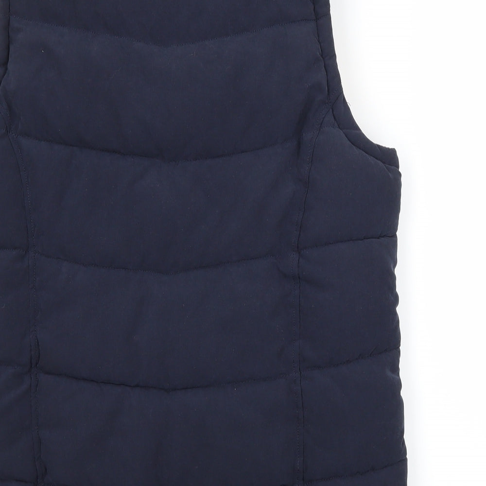 Joules Womens Blue   Puffer Jacket Waistcoat Size 12