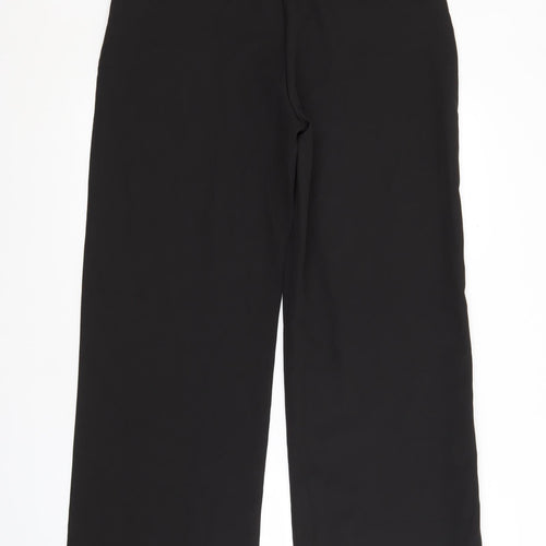 PRETTYLITTLETHING Womens Black   Trousers  Size 12 L33 in