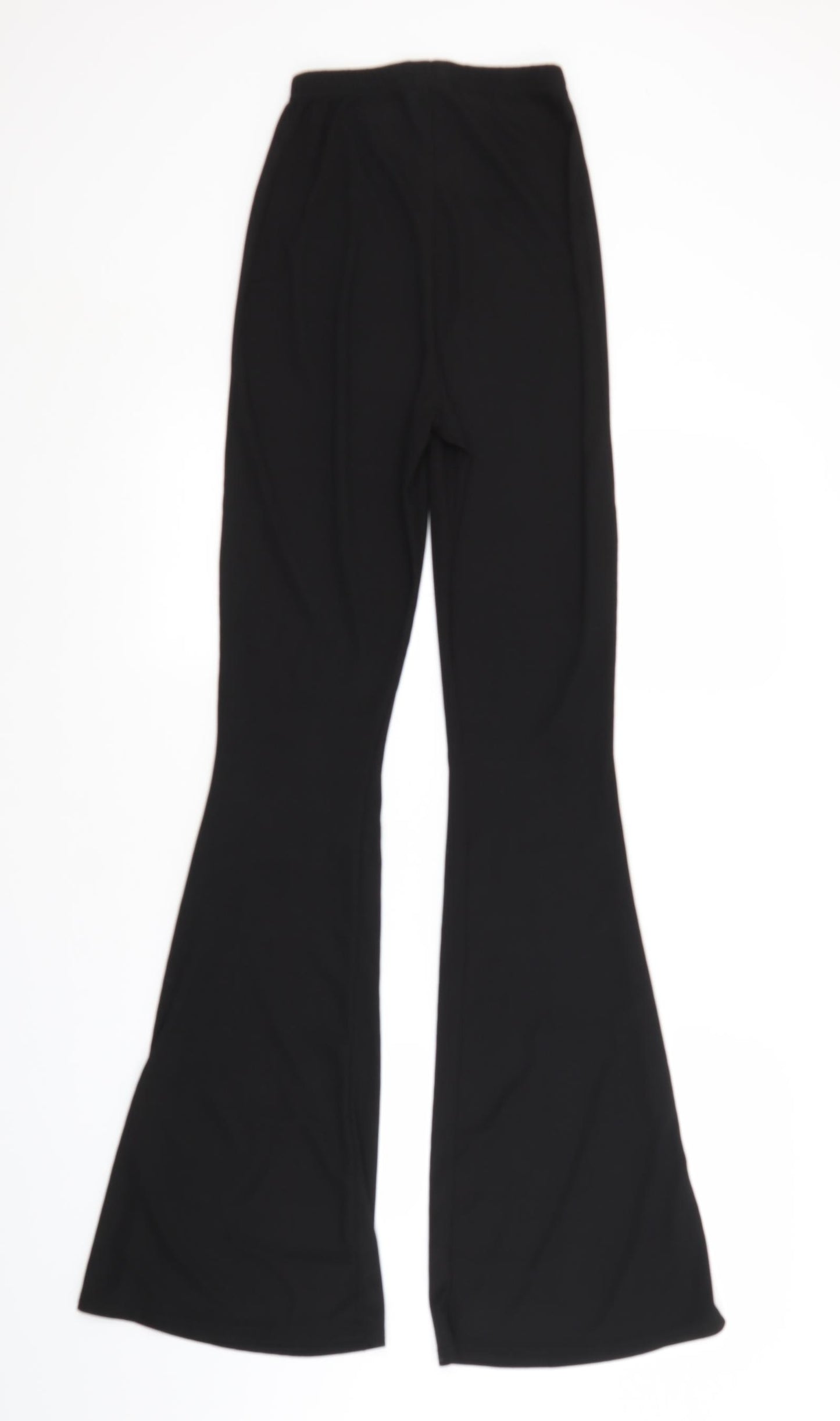 PRETTYLITTLETHING Womens Black   Trousers  Size 12 L34 in