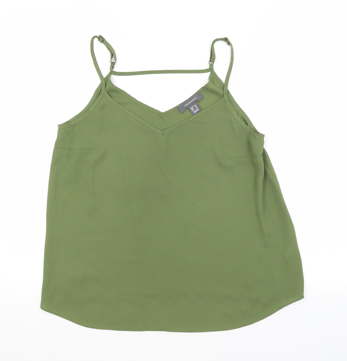 Primark Womens Green   Basic Tank Size 10