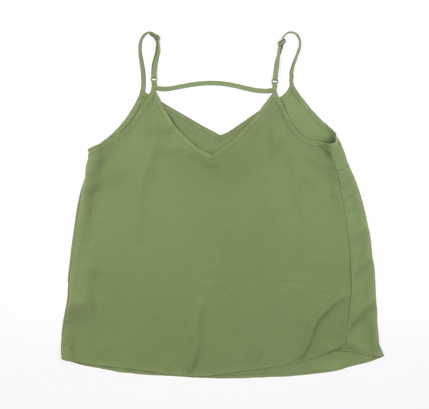 Primark Womens Green   Basic Tank Size 10