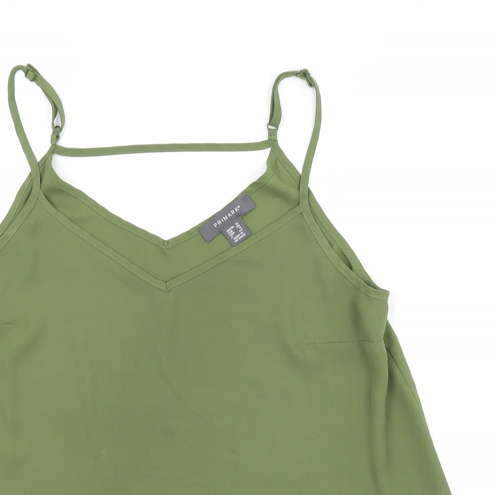 Primark Womens Green   Basic Tank Size 10