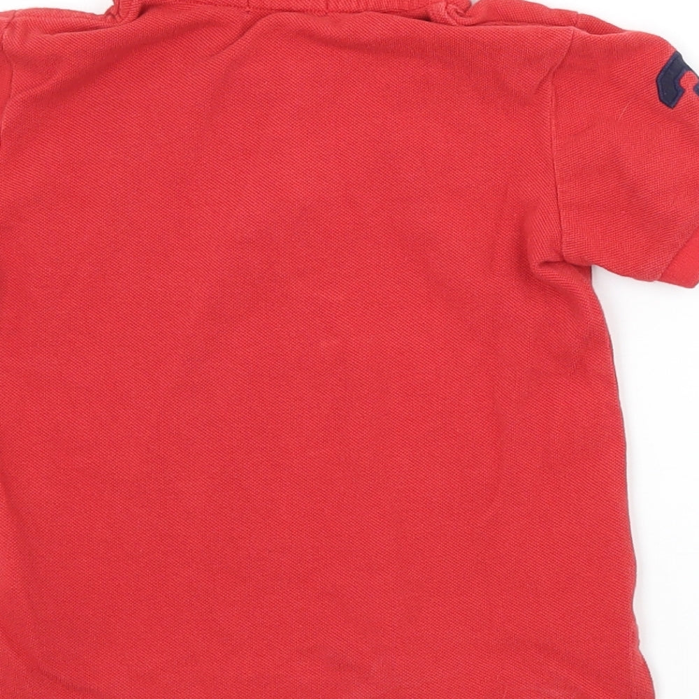 Polo Ralph Lauren Boys Red Batik  Basic Polo Size 3-4 Years