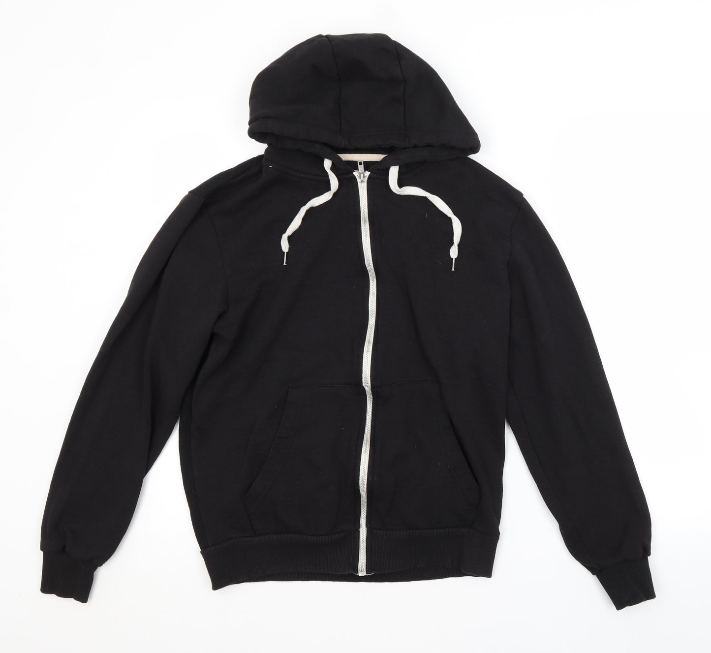 Cedar Wood State Mens Black   Full Zip Hoodie Size M