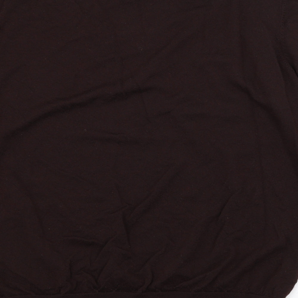 M&S Mens Brown   Pullover Jumper Size XL