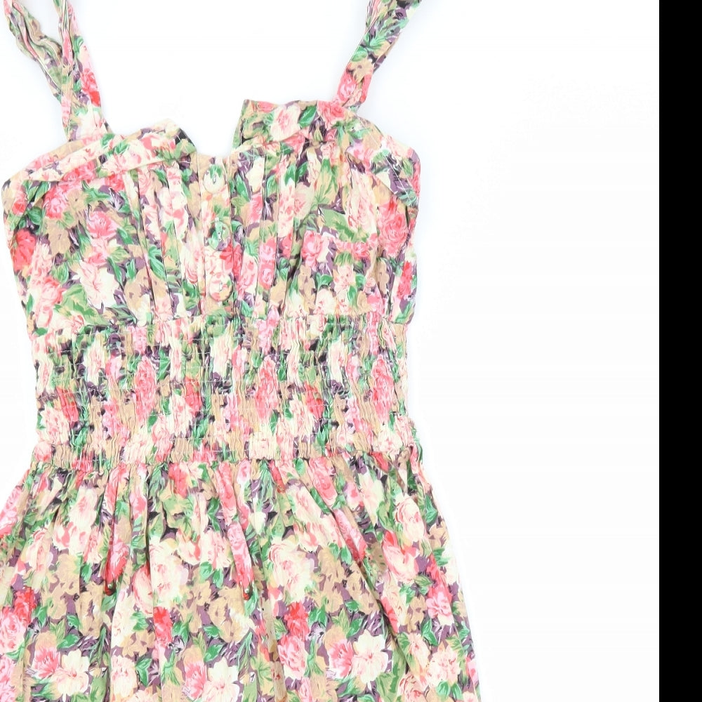 ASOS Womens Multicoloured Floral  A-Line  Size 10  - MATERNITY
