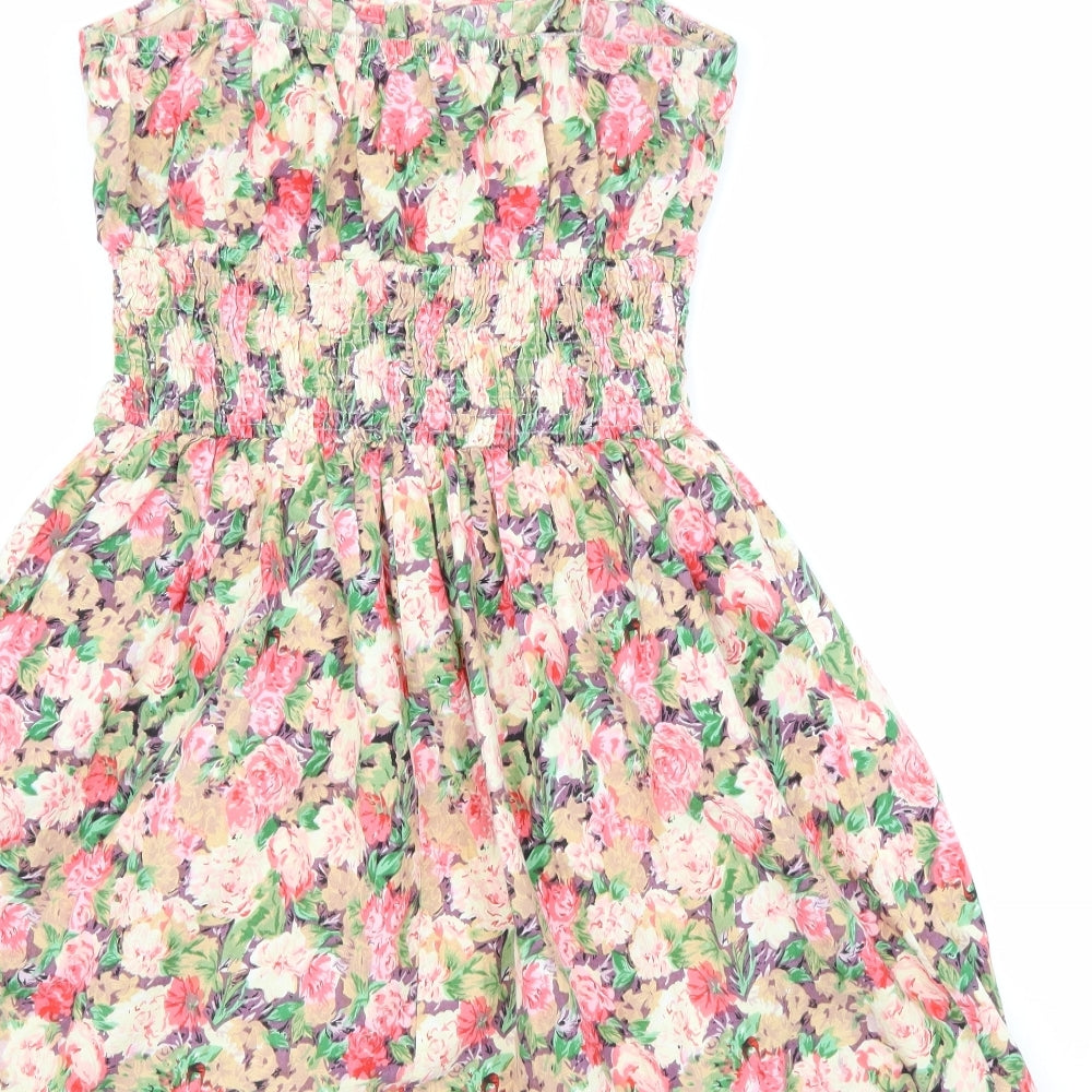 ASOS Womens Multicoloured Floral  A-Line  Size 10  - MATERNITY