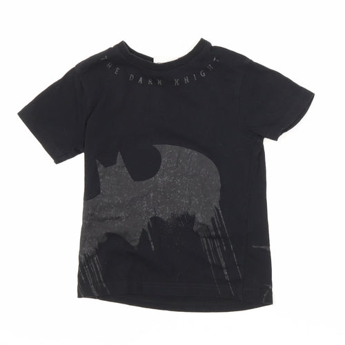 NEXT Boys Black   Basic T-Shirt Size 3 Years  - BATMAN