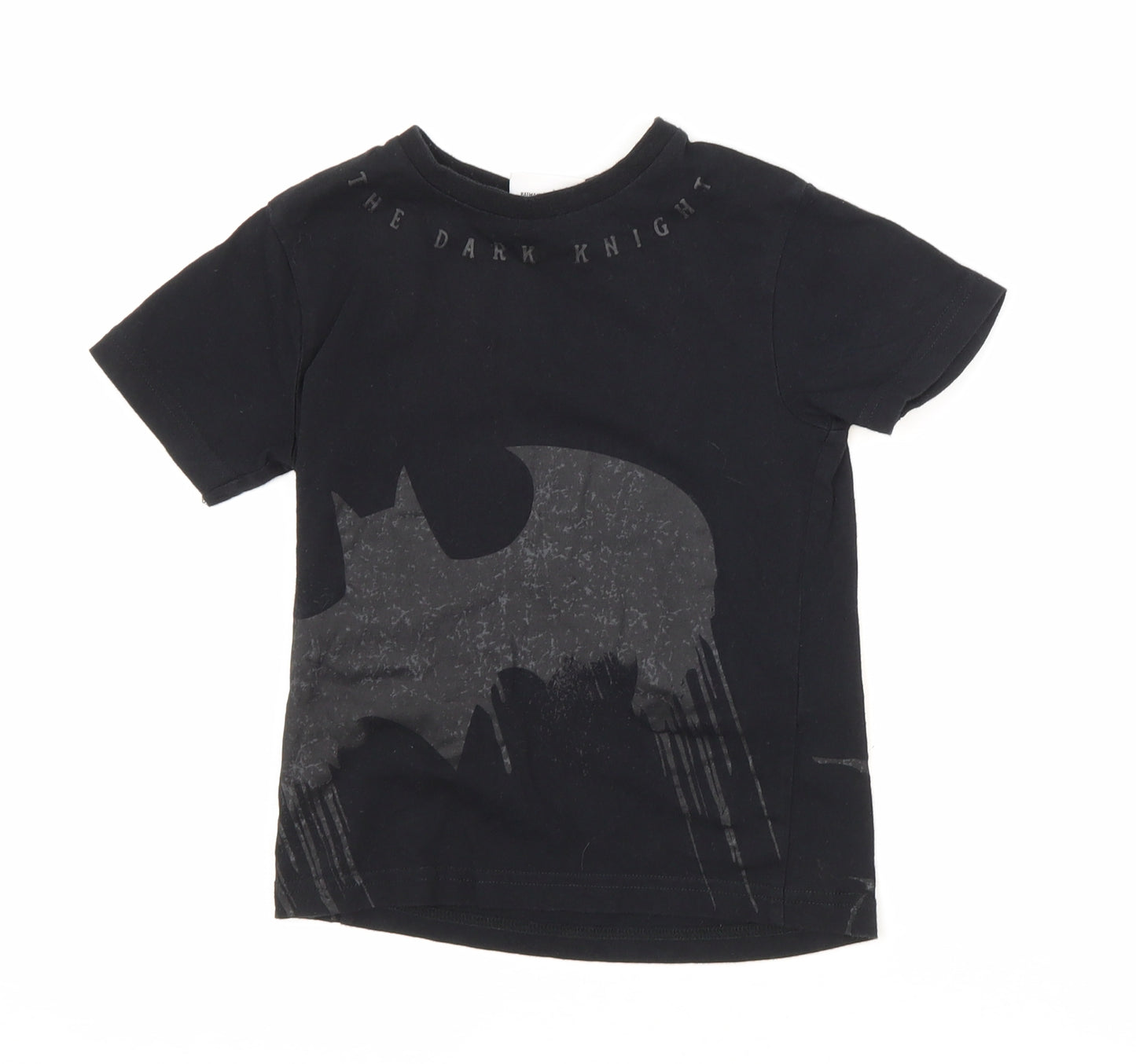 NEXT Boys Black   Basic T-Shirt Size 3 Years  - BATMAN