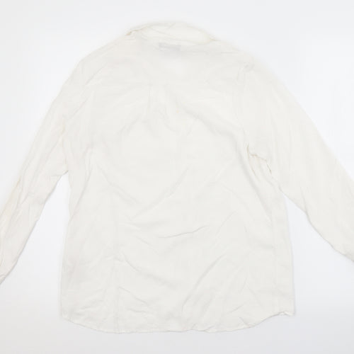 Papaya Womens White   Basic Button-Up Size 10