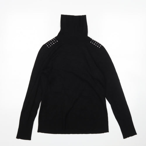 Retrology Womens Black   Pullover Jumper Size S