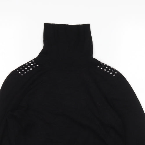 Retrology Womens Black   Pullover Jumper Size S