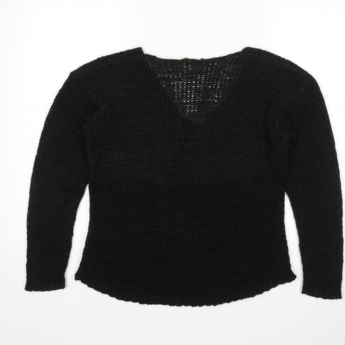 H&M Womens Black   Pullover Jumper Size M