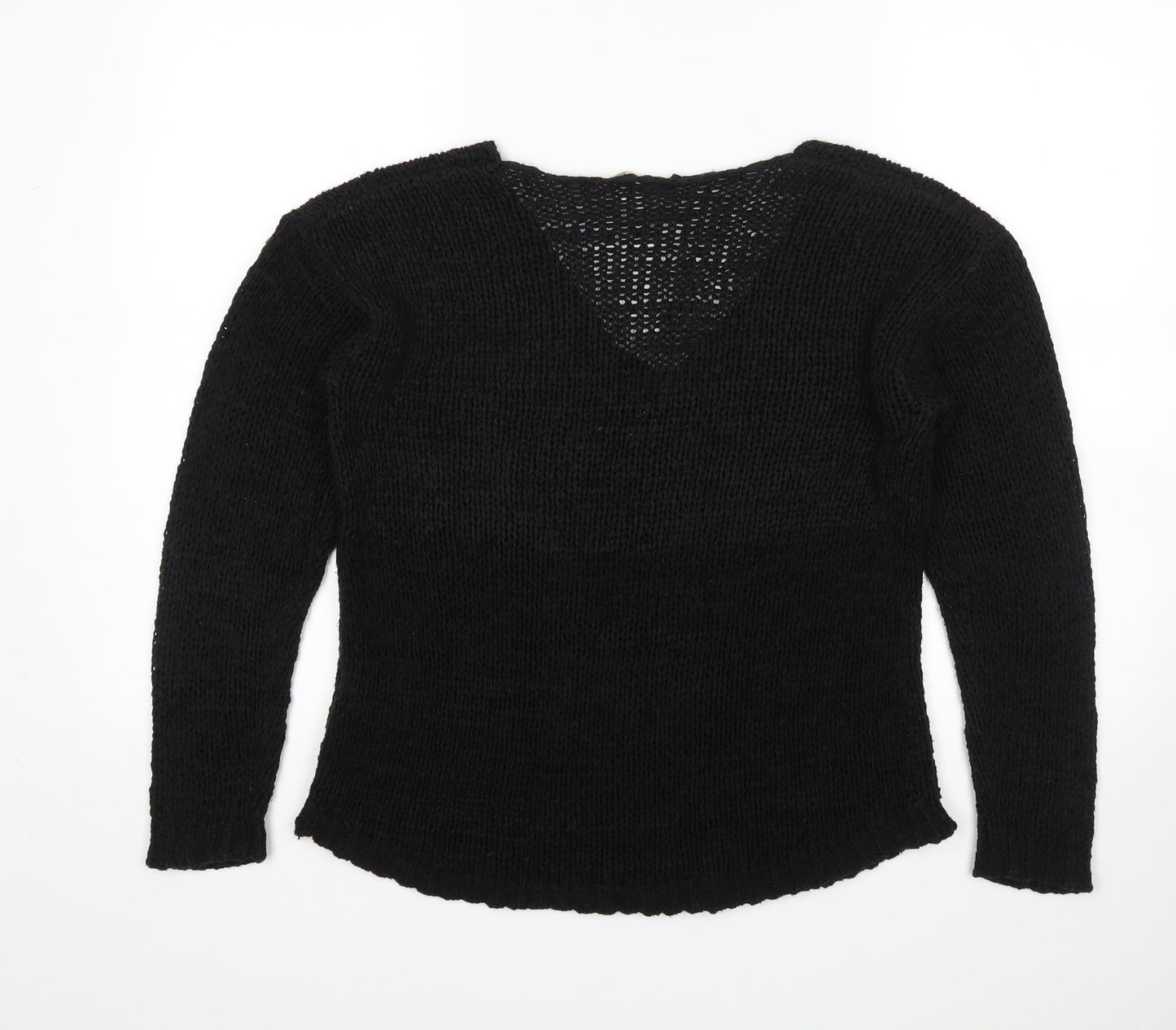 H&M Womens Black   Pullover Jumper Size M