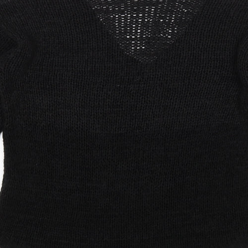 H&M Womens Black   Pullover Jumper Size M