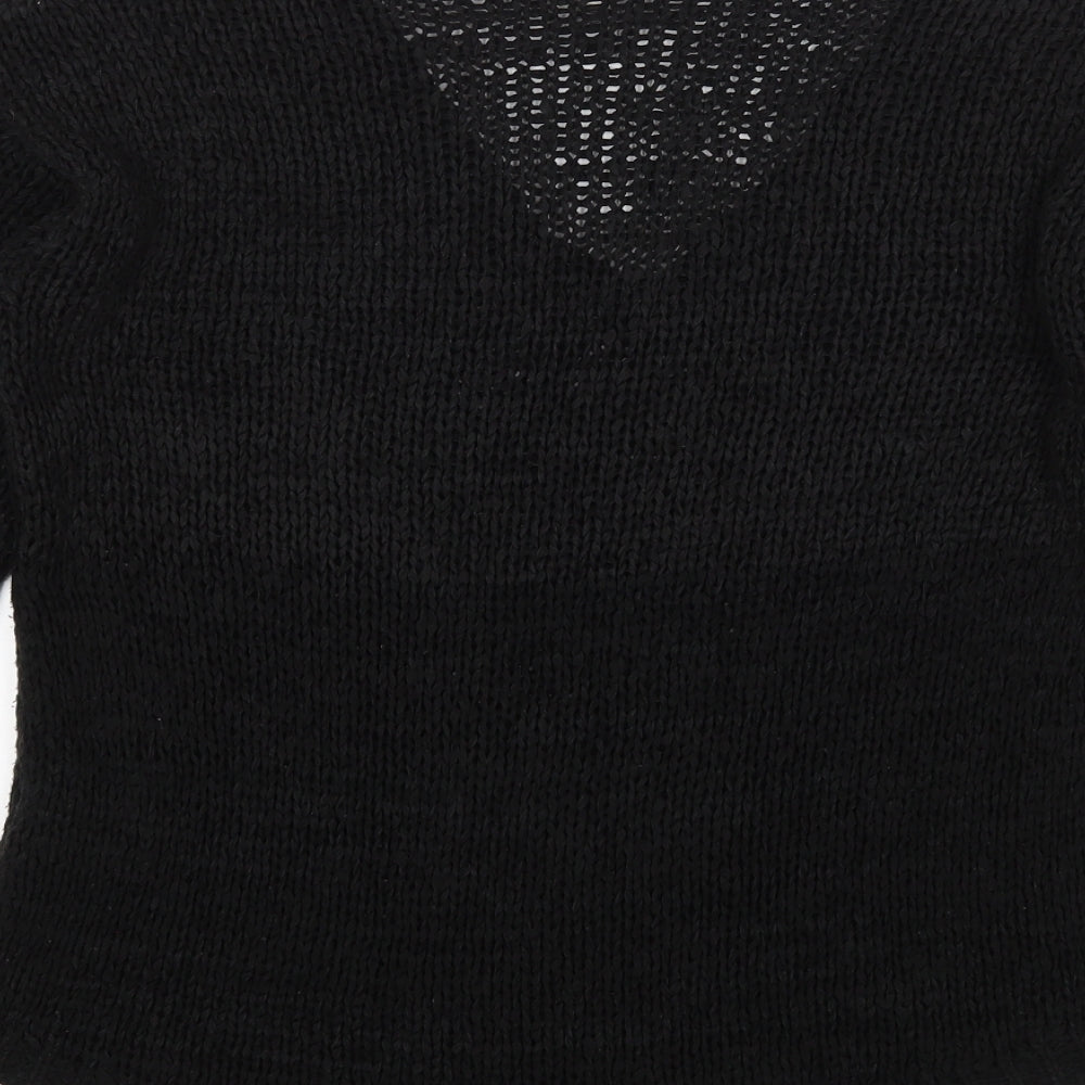 H&M Womens Black   Pullover Jumper Size M