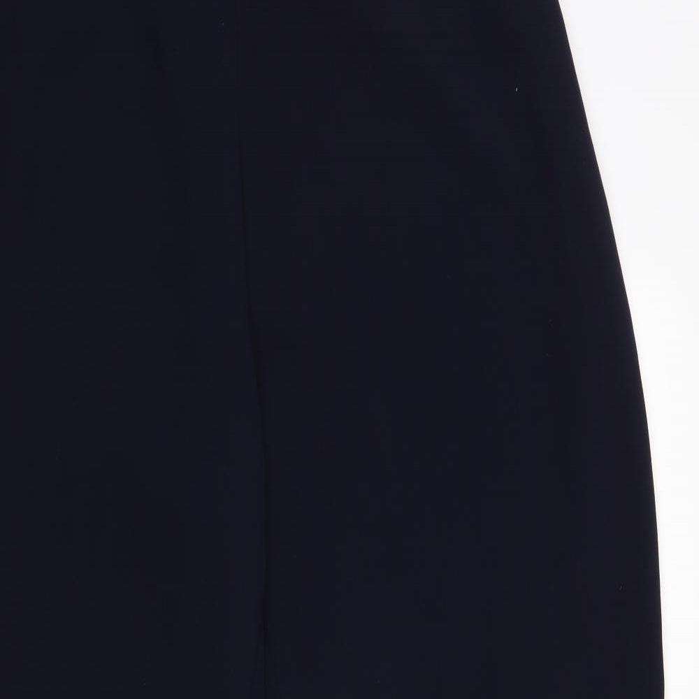 M&S Womens Blue   Trousers  Size 24 L31 in