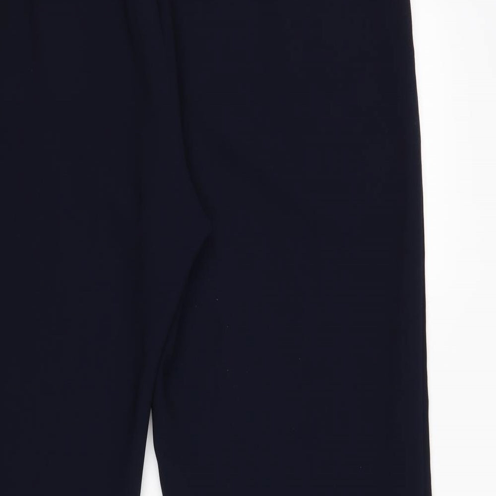M&S Womens Blue   Trousers  Size 24 L31 in