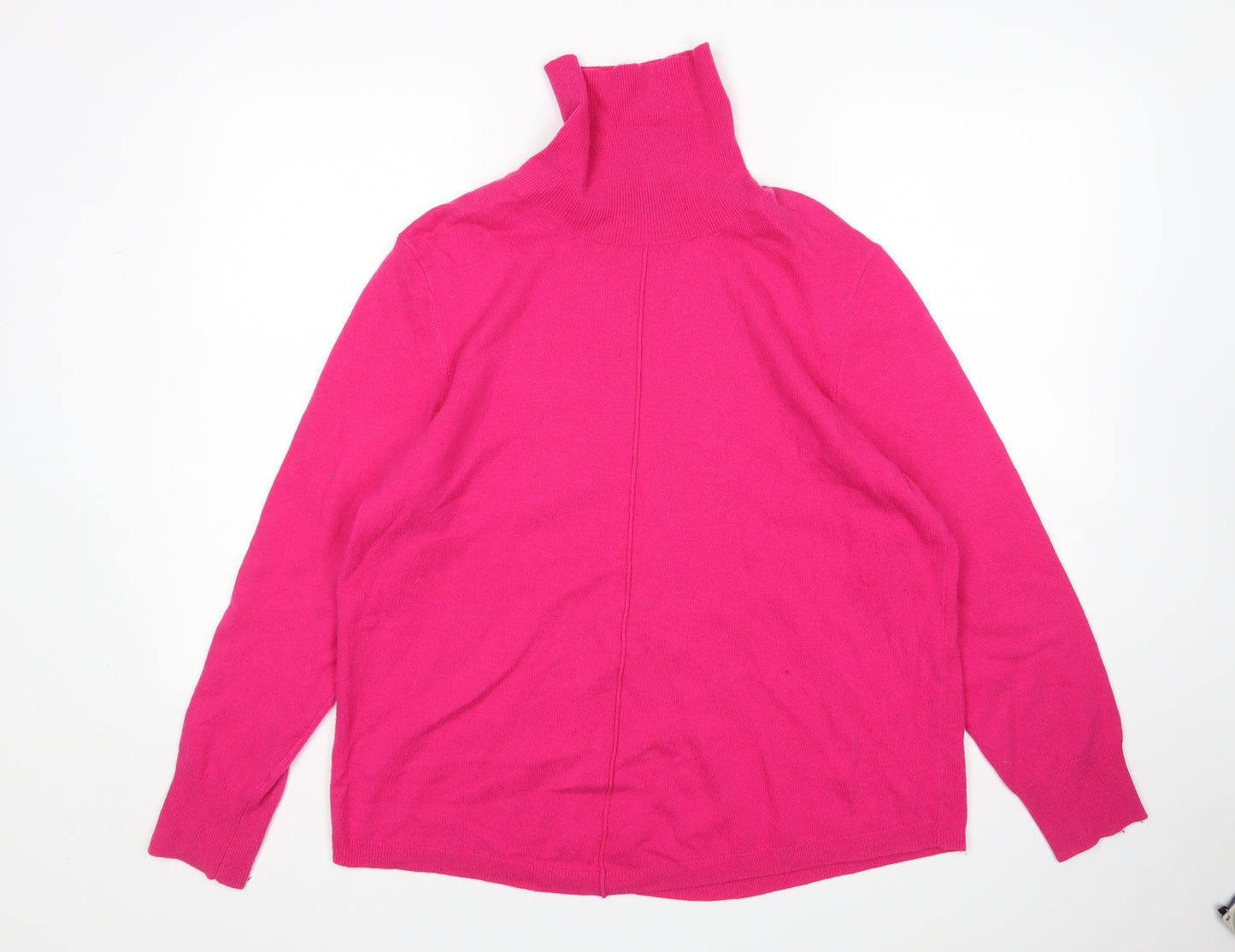 M&Co Womens Pink   Pullover Jumper Size 20