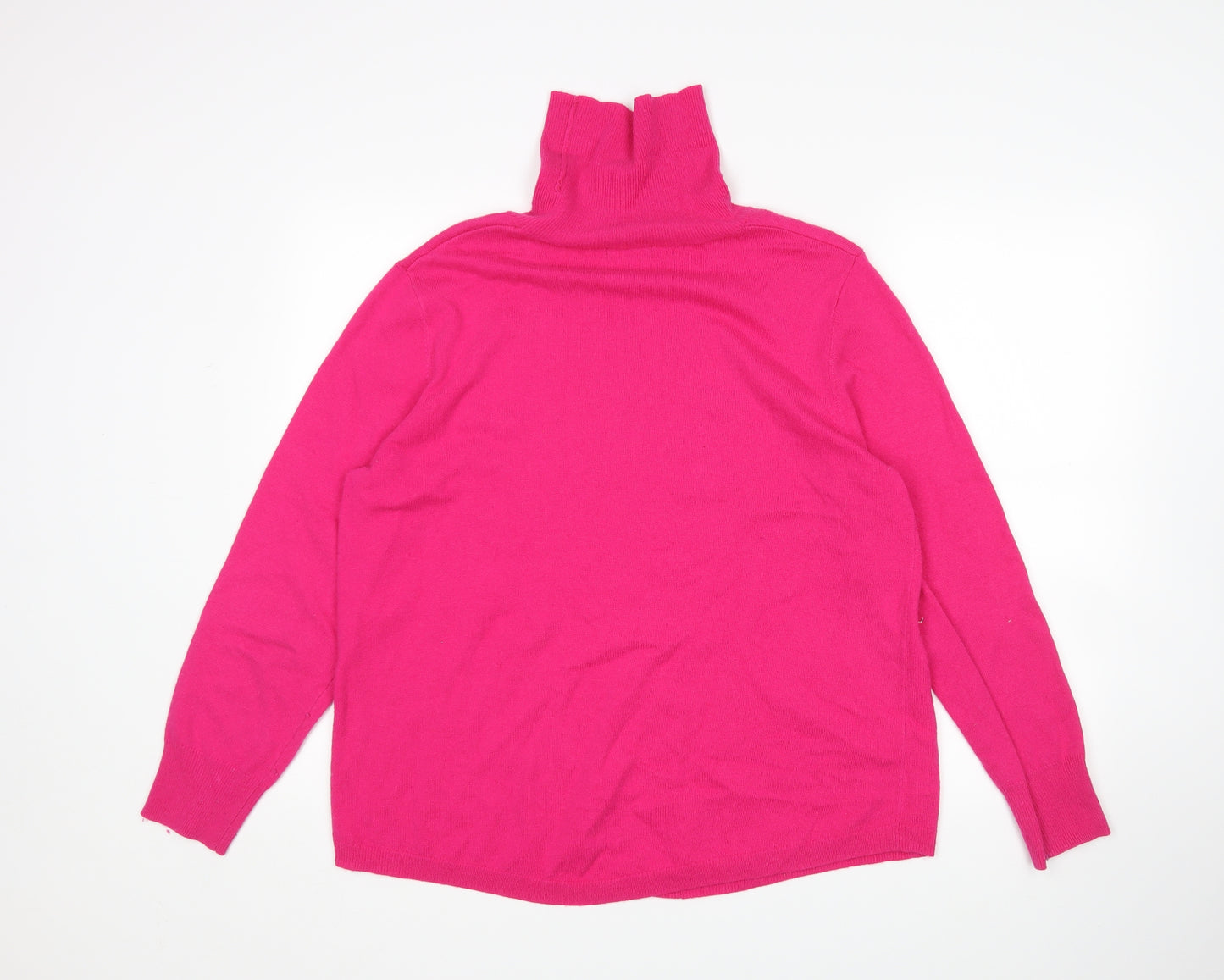 M&Co Womens Pink   Pullover Jumper Size 20