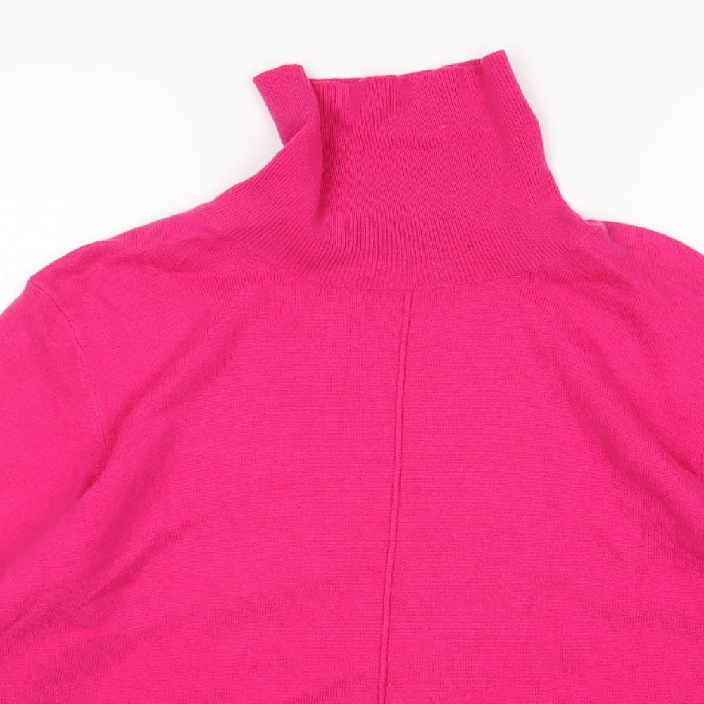 M&Co Womens Pink   Pullover Jumper Size 20