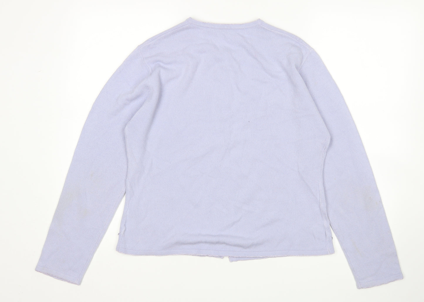 Debbie Morgan Womens Purple   Cardigan Jumper Size M