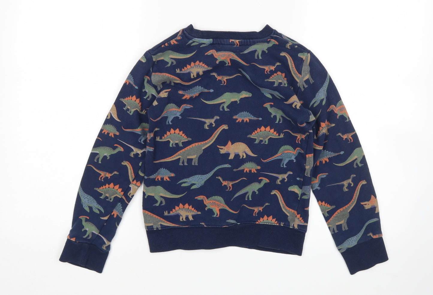 H&M Boys Multicoloured   Pullover Sweatshirt Size 7-8 Years  - Dinosaur