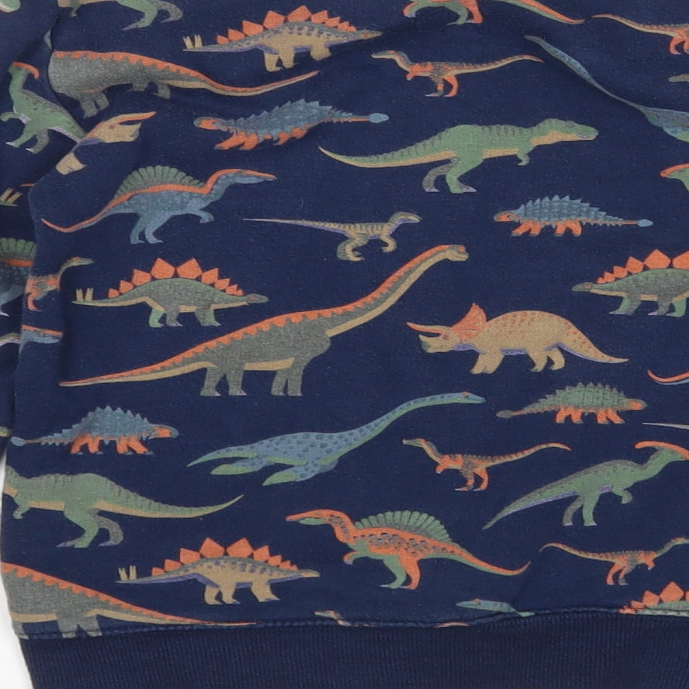 H&M Boys Multicoloured   Pullover Sweatshirt Size 7-8 Years  - Dinosaur