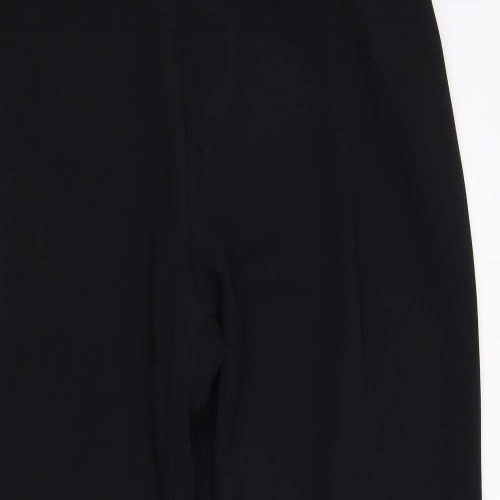 M&S Womens Black   Trousers  Size 24 L30 in