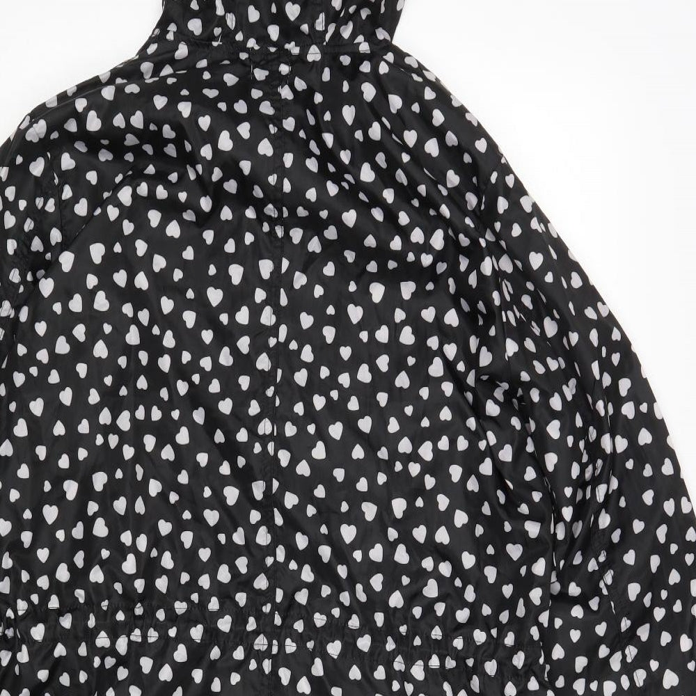 George Womens Multicoloured Polka Dot  Rain Coat Coat Size 16