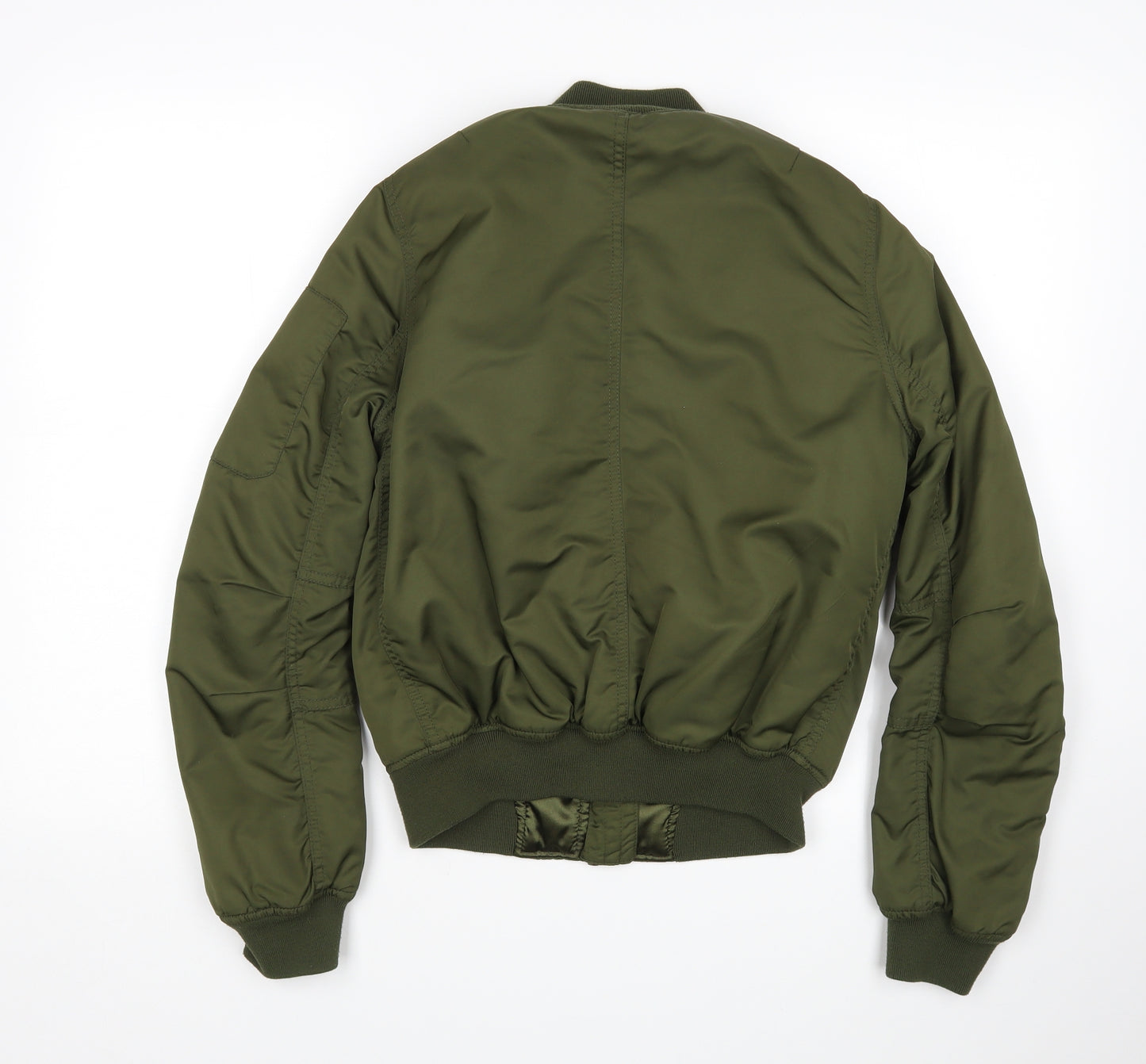 Topshop Womens Green   Bomber Jacket Jacket Size 6