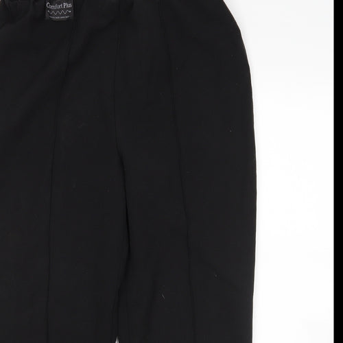 Classics Womens Black   Cropped Trousers Size 14 L24 in