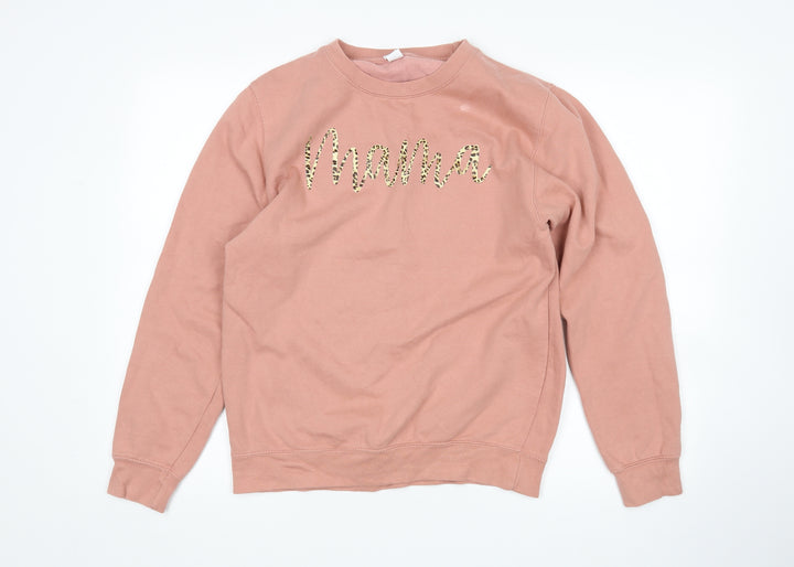 Preworn Womens Pink   Pullover Sweatshirt Size S