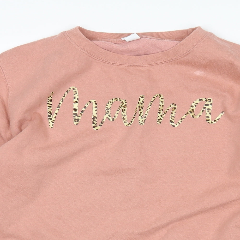 Preworn Womens Pink   Pullover Sweatshirt Size S