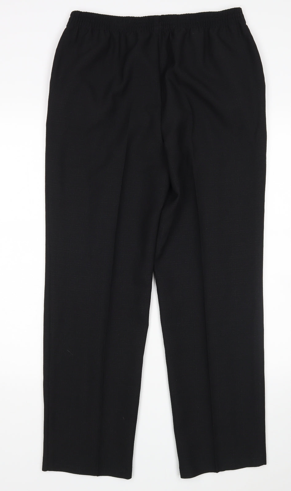 M&S Womens Black   Trousers  Size 12 L29 in