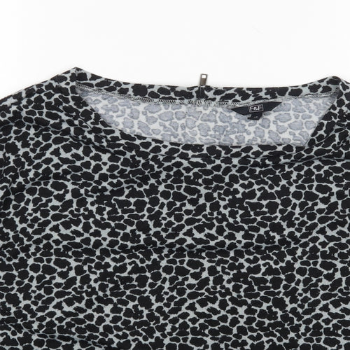 F&F Womens Multicoloured Animal Print  Pullover Jumper Size 16