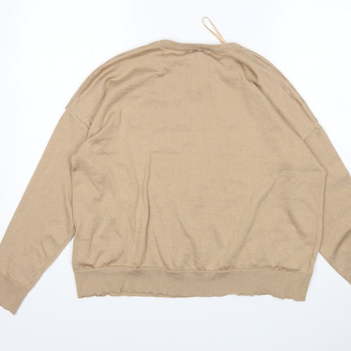 New Look Womens Beige   Pullover Jumper Size L