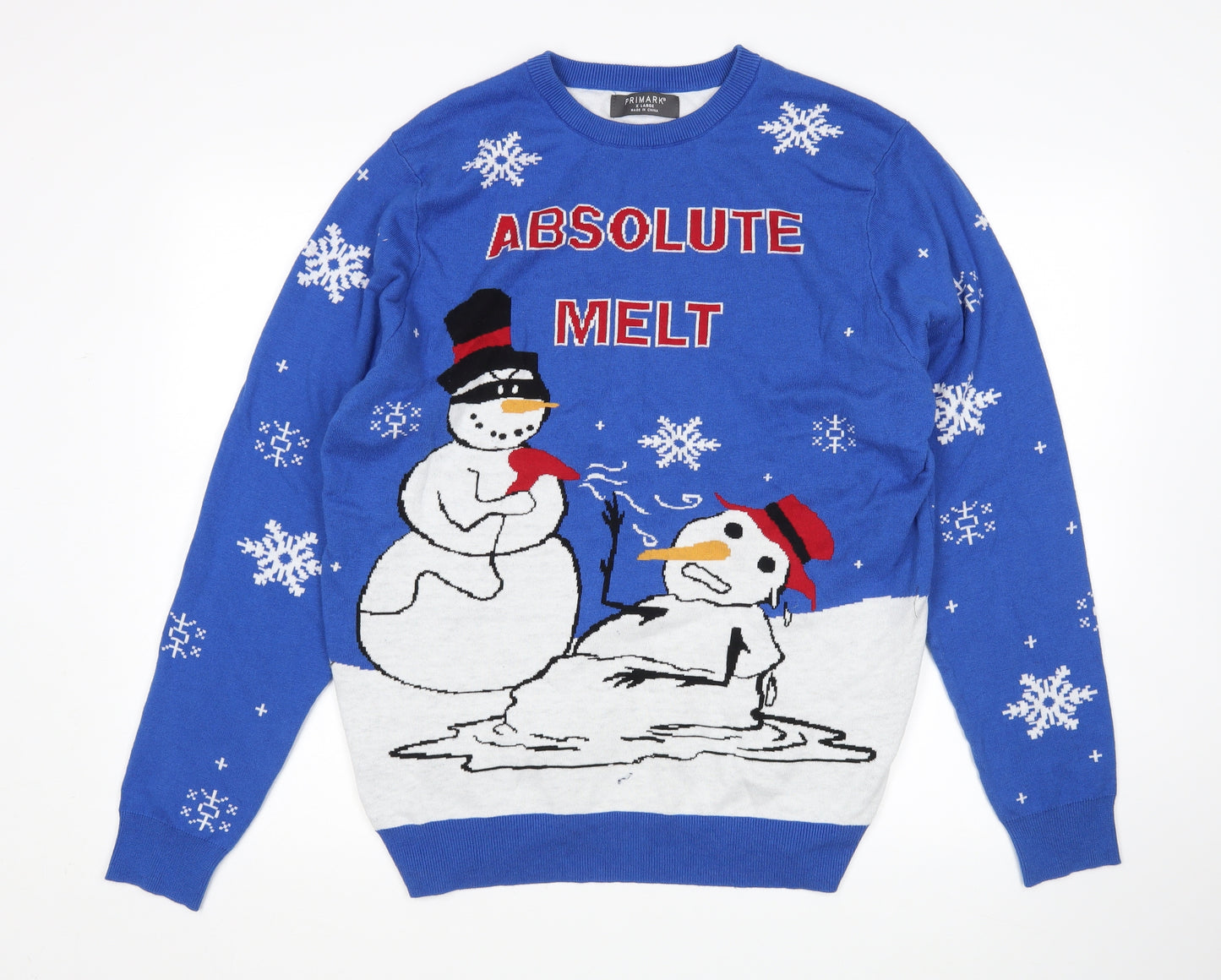 Primark Mens Multicoloured   Pullover Jumper Size XL  - Christmas Novelty