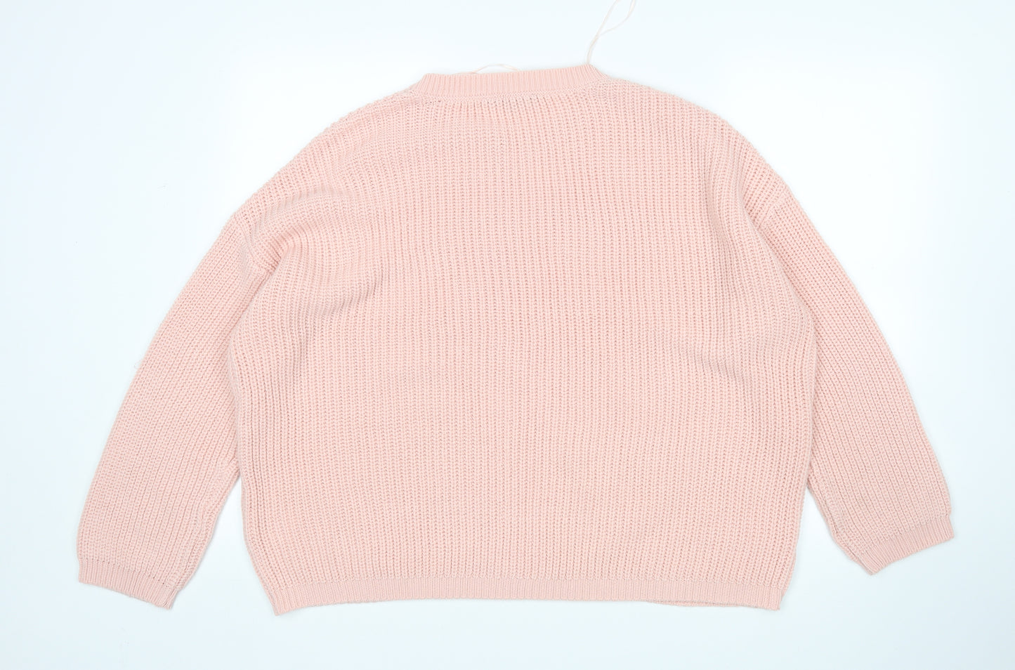 Peacocks Womens Pink   Pullover Jumper Size XL