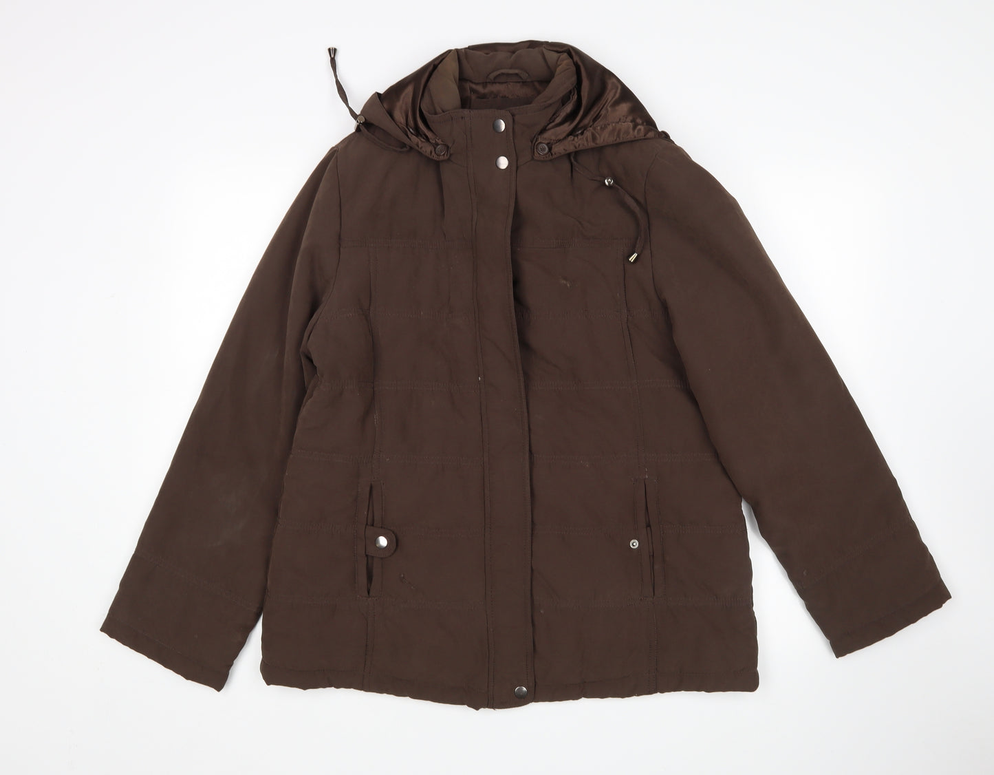 BHS Womens Brown   Parka Coat Size 14