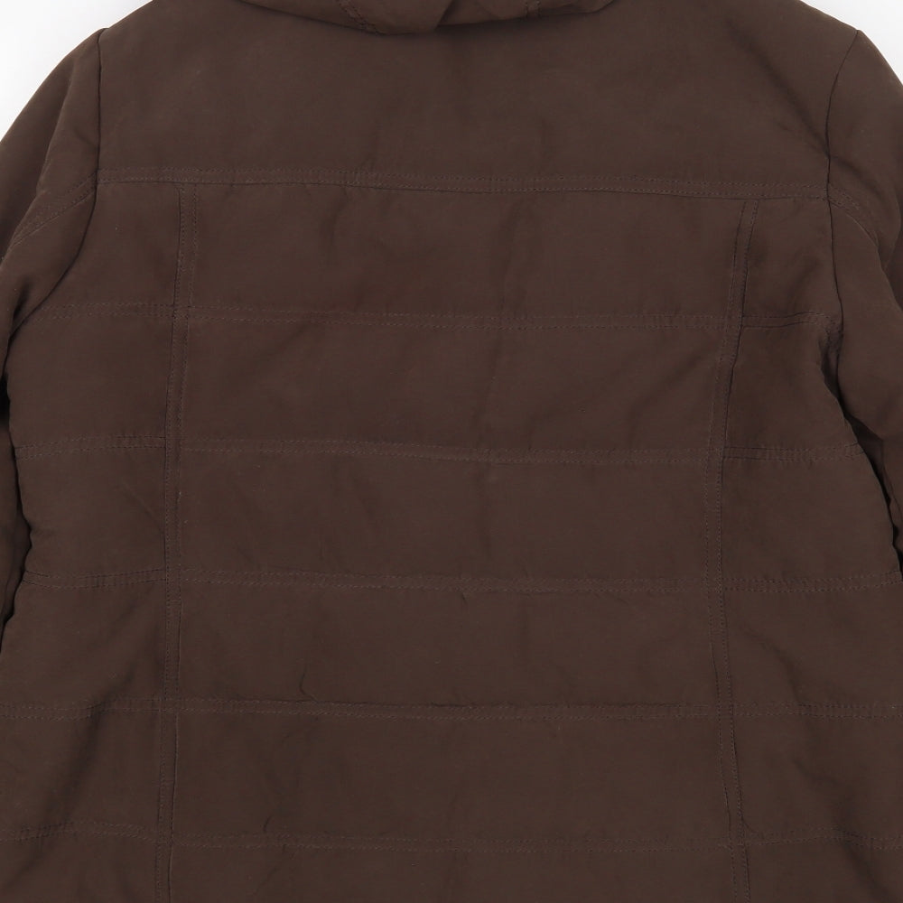BHS Womens Brown   Parka Coat Size 14