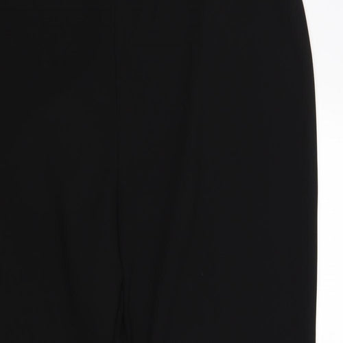 M&S Womens Black   Trousers  Size 24 L30 in