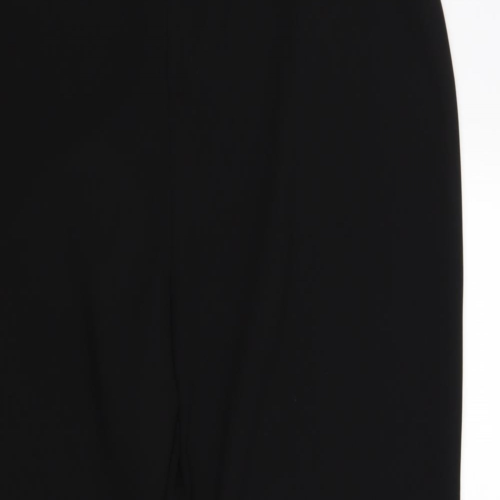 M&S Womens Black   Trousers  Size 24 L30 in